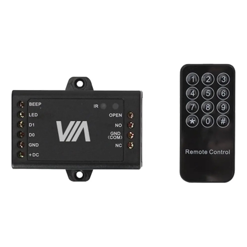 Контролер для одних дверей Via Security VC-01P 