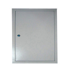 Дверцы металлические белые 250х350x35 + замок РДгп-22 Элтис 72722