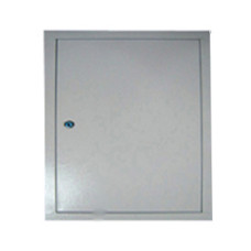 Дверцы металлические белые 350х400x35 + замок РДгп-24 Элтис 72736