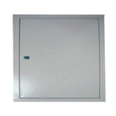 Дверцы металлические белые 500х500x40 + замок РДгп-26 Элтис 72750