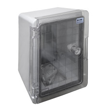 Бокс монтажный ABS пластик IP65 прозрачная дверца 200x300x130 Eltis Electric 11642