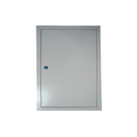 Дверцы металлические белые 150х250x35 + замок РДгп-18 Элтис 72704