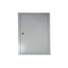 Дверцы металлические белые 150х250x35 + замок РДгп-18 Элтис 72704