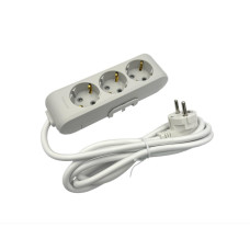 Удлинитель X-tendia 3 гн. 3 м, с защитными шторками, серый Panasonic WLTB02332GR-UA