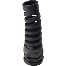 Спиральный кабельный ввод PGS 16 черный АСКО (A0150050056)