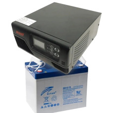 Комплект ИБП+АКБ MUST EP20-R600W+12V 75Ah DG12-75