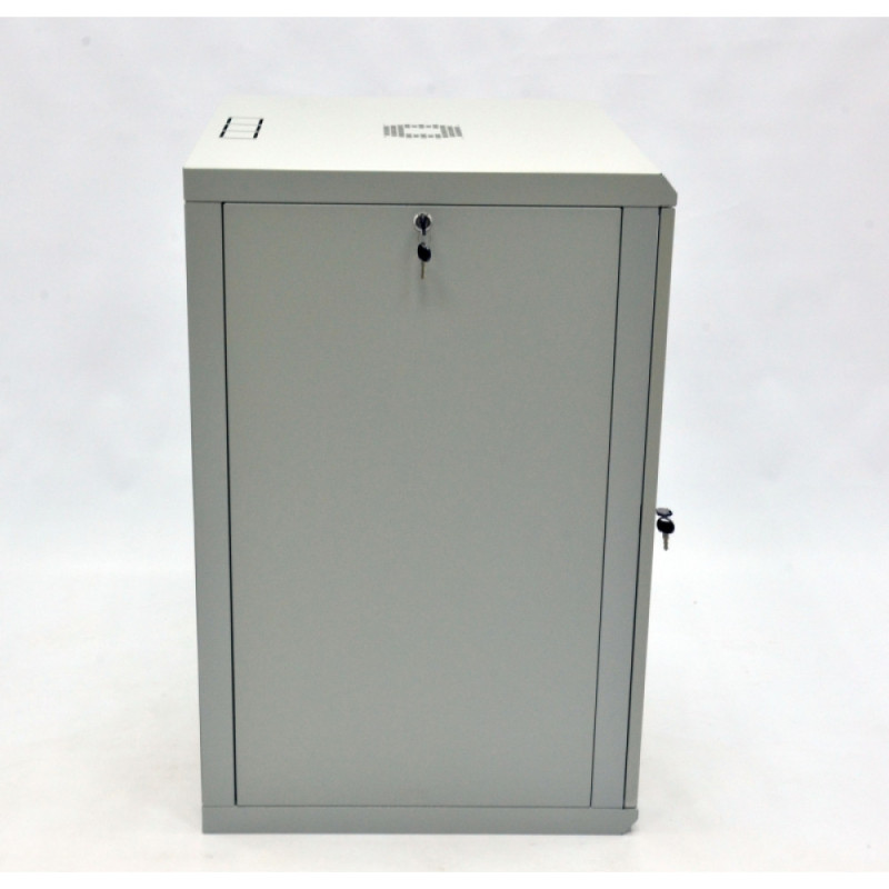 Шкаф коммуникационный 19"18U 600x600x907 акриловое стекло серое