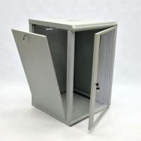 Шафа комунікаційна 19"18U 600x600x907 акрилове скло сіра 