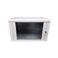 Шафа комунікаційна EServer 12U 600х350х637 скло, сіра 