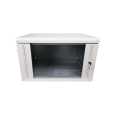 Шкаф коммуникационный EServer 12U 600х350х637 стекло, серый