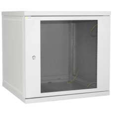 Шкаф коммуникационный настенный 19" IPCOM СН-12U-06-06-ДС-1-7035