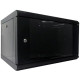 Шафа комутаційна настінна 6U 600x500 Hypernet WMNC-500-6U-FLAT-BLACK 