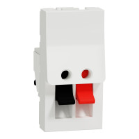 Аудиорозетка (1 модуль) Unica New Schneider Electric белая NU348718