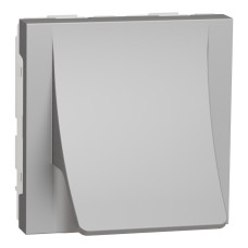 Вывод кабеля до 12мм (2 модуля) Unica New Schneider Electric алюминий NU386230