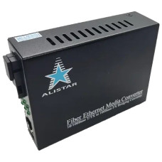 ALISTAR X3S 100M 10/100BASE-T RJ-45 - 100BASE-FX 1SM WDM SC 20KM TX1310/RX1550nm LFP Медіаконвертор