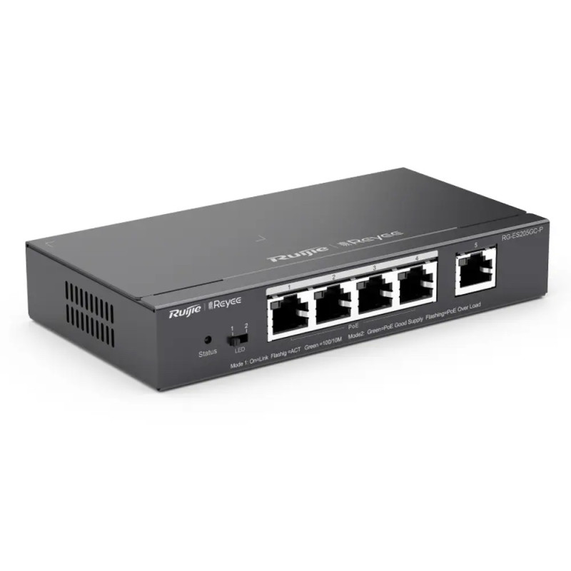 Коммутатор 5 портов управляемый Ruijie Reyee RG-ES205GC
