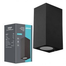 Архитектурный фасадный накладной светильник Ledcoin DH147 под лампу черный 80842