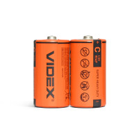 Батарейка солевая VIDEX R14P/C (2шт) (R14P/C2pcsS)