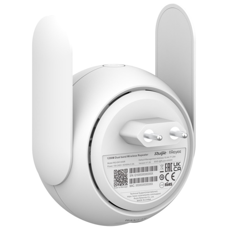 Двухдиапазонный расширитель Mesh Wi-Fi Ruijie RG-EW1200R