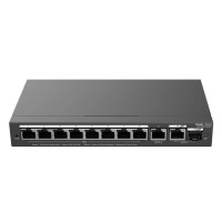 Комутатор 10 портів керований Ruijie RG-ES210GS-P PoE