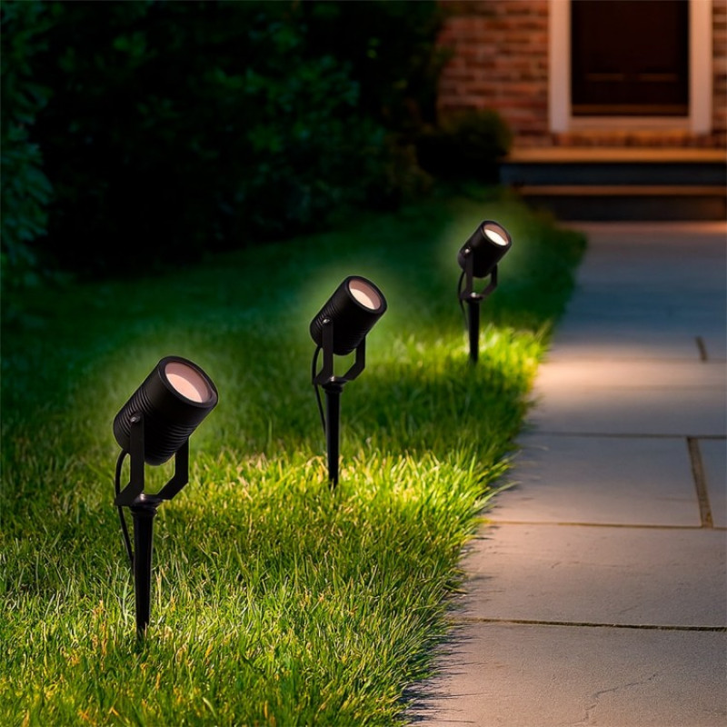 Ґрунтовий світильник Ardero SP1400 під лампу чорний 80838