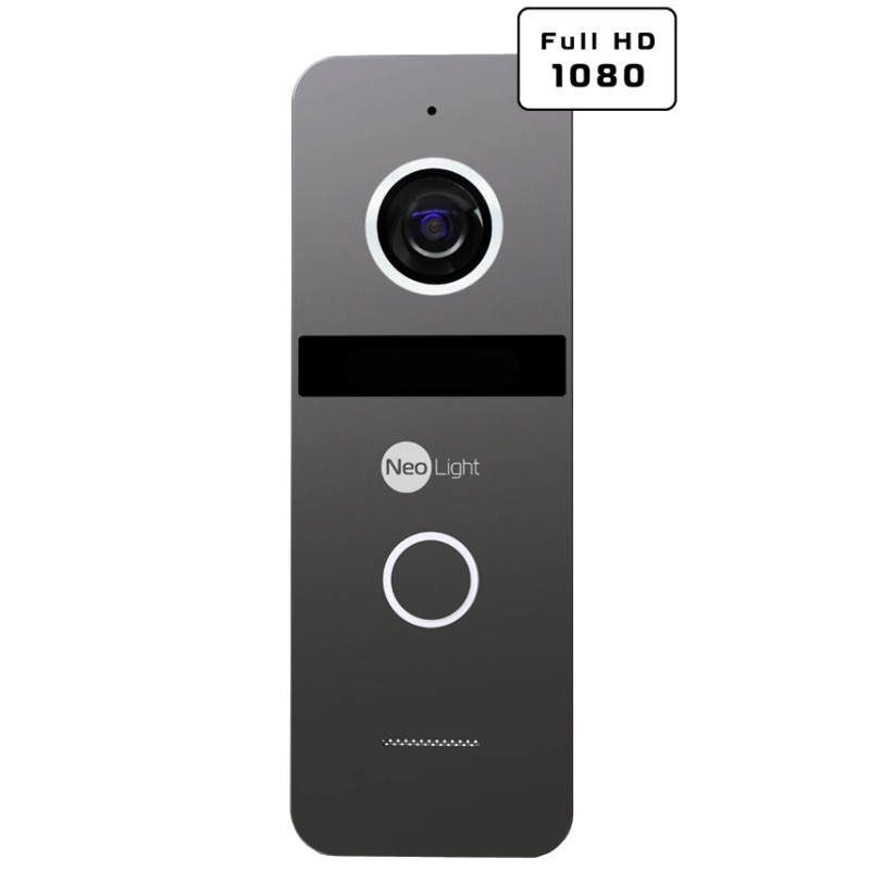 Комплект відеодомофону Neolight ALPHA Hybrid + SOLO FHD Graphite