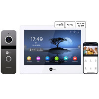 Комплект видеодомофона Neolight ALPHA Hybrid + SOLO FHD Graphite