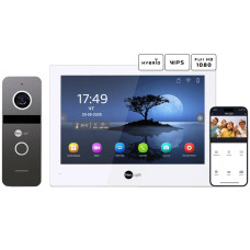 Комплект видеодомофона Neolight ALPHA Hybrid + SOLO FHD Graphite