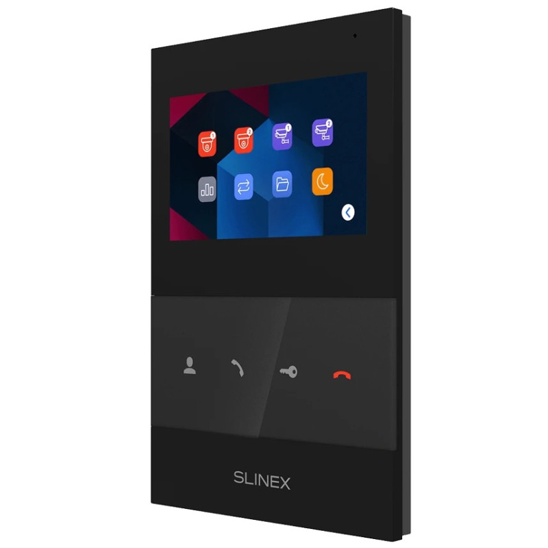 Комплект відеодомофону Slinex SQ-04 Black + ML-17HR Graphite 