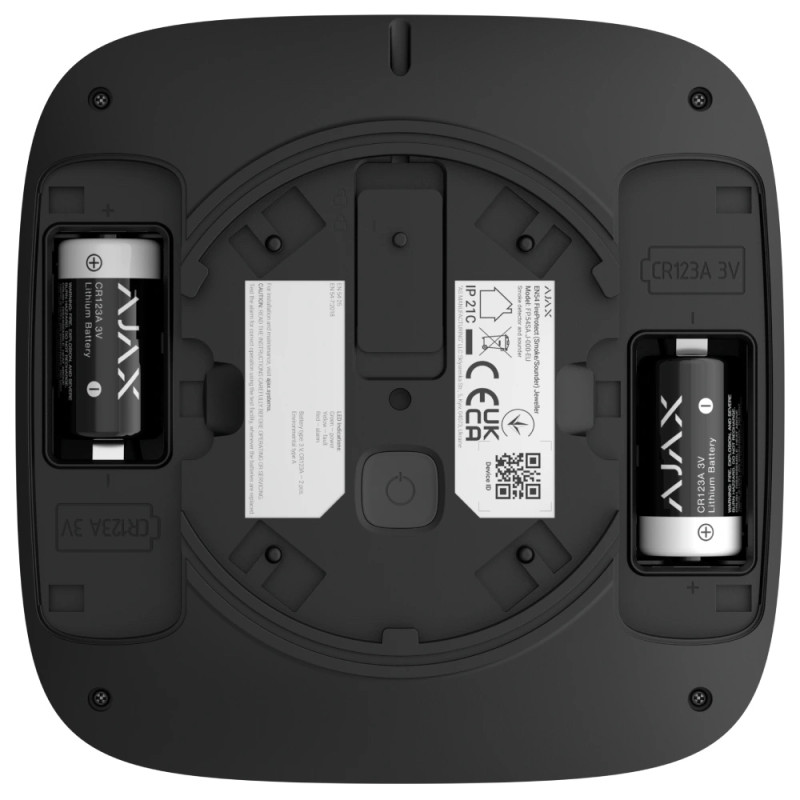 Извещатель Ajax EN54 FireProtect (Smoke/Sounder) black пожарный дымовый со звуковым оповещением