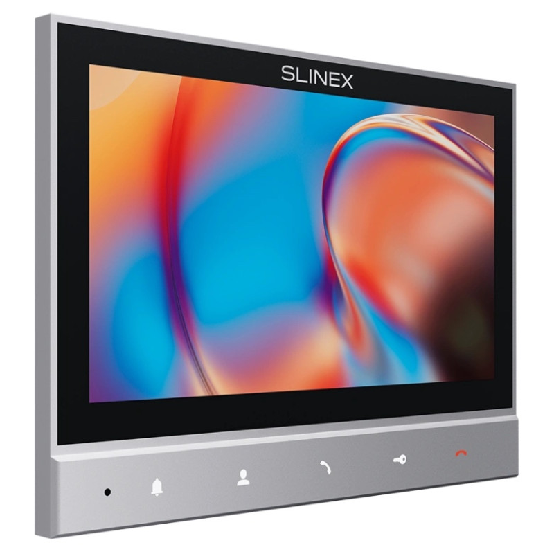Комплект відеодомофон + панель виклику Slinex SK 7 Cloud (Slinex SK 7 Cloud grey + ML-17HD graphite)