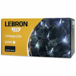Светодиодная гирлянда LEBRON сетка 1,5х1,5м, 120LED, белая, IP20 15-18-52