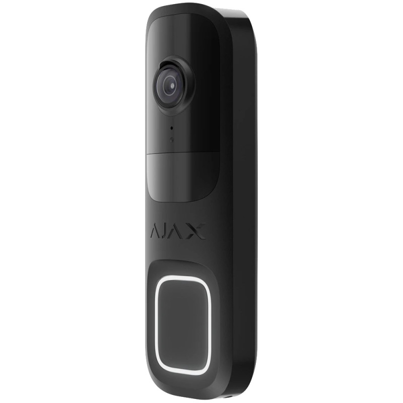 Відеодзвінок Ajax Doorbell black RAL 9005 