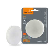 Светодиодная LED лампа VIDEX GX53D 10W 4100K 220V димерная (VL-GX53D-10534)