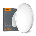 Світлодіодний LED світильник круглий VIDEX DL6R 24W 3000K-4000K-6500K White (VL-DL6R-24CW)