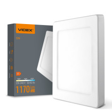 Светодиодный LED светильник квадратный VIDEX DL6S 12W 3000K-4000K-6500K White (VL-DL6S-12CW)