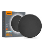 Світильник LED світильник настінний бра IP65 VIDEX WL03 18W 3000K-4000K-6500K Black (VL-WL03-18CB)