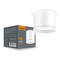 Светильник спот VIDEX под лампу GX53 накладной Белый (VL-SPF35A-W)