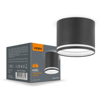 Светильник спот VIDEX под лампу GX53 накладной Черный (VL-SPF35A-B)