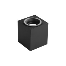 Светильник точечный накладной спот MANHATTAN-L 35W GU10 IP20 квадратный черный Violux ( 341101 )