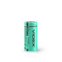 Аккумуляторная батарейка VIDEX Li-ion 18350 (без защиты) 1100mAh bulk/1шт (18350/1100/1B)