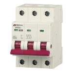Модульный автоматический выключатель 6кА, 3Р, 25А "С" MTS06, Mutlusan