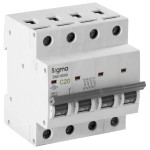Автоматичний вимикач модульний SIGMA 6кА, 4Р, 40А "С" (6SM440C)