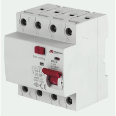 Дифференциальное реле (УЗО) 6кА, 4Р, 30мA, 63A, "AC" MRC06, Mutlusan