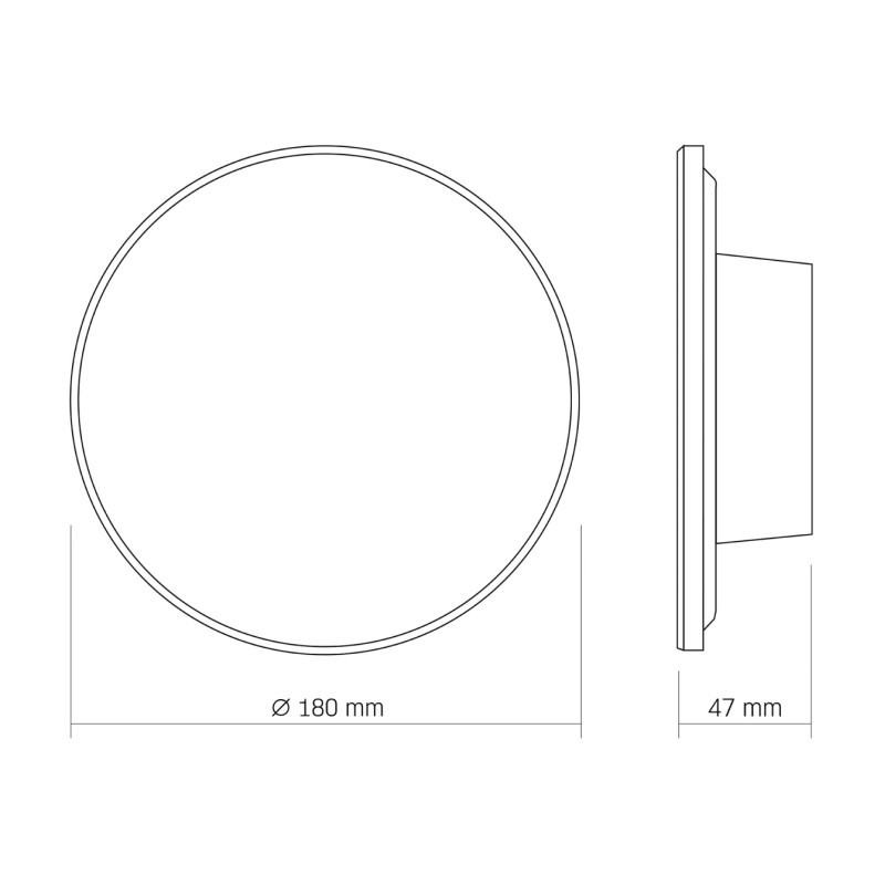 Світильник LED світильник настінний бра IP65 VIDEX WL03 12W 3000K-4000K-6500K Black