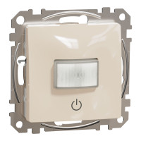 Датчик руху із вимикачем 10 A Бежевий Sedna Design Schneider Electric SDD112504