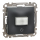 Датчик движения с выключателем 10 A Черный Sedna Design Schneider Electric SDD114504