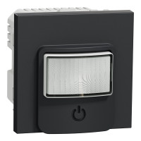 Датчик движения с выключателем 10A Unica New Schneider Electric антрацит NU352554