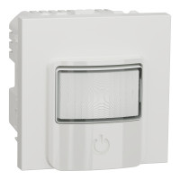Датчик движения с выключателем 10A Unica New Schneider Electric белый NU352518
