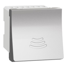 Звонок электронный 2 модуля Unica New Schneider Electric алюминий NU378630